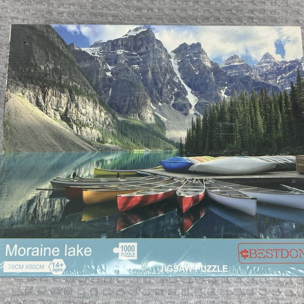 Bestdon Moraine Lake 1000 Piece Jigsaw Puzzle National Park Sealed New